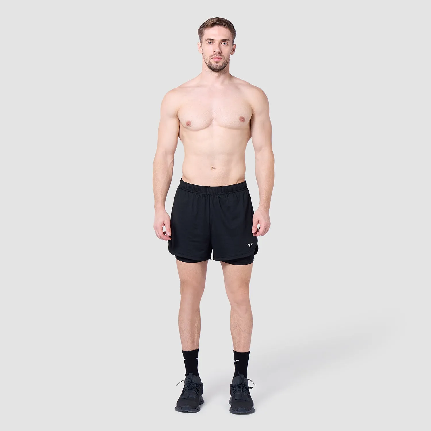 Core Mesh 2-in-1 5" Shorts 2.0 - Black