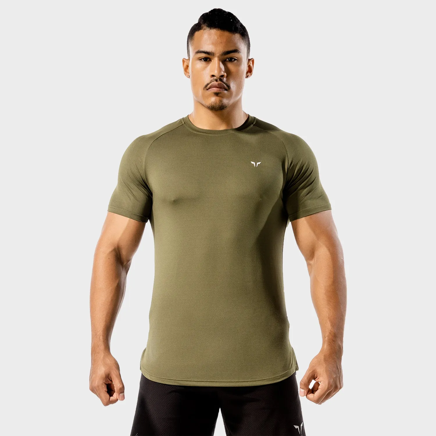 Core Mesh Tee - Khaki