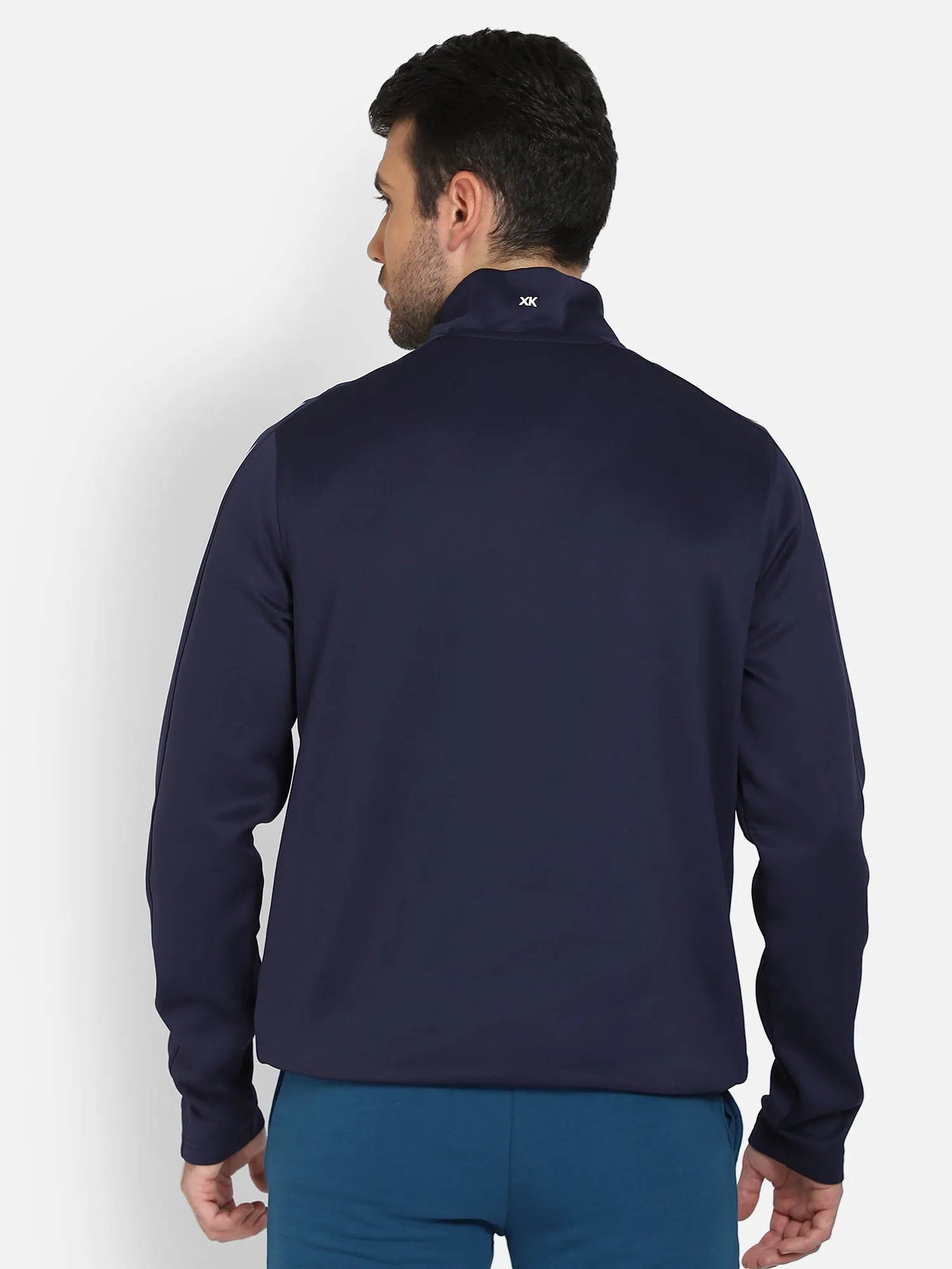 Core Xk Men Polyester Blue Sweatshirt