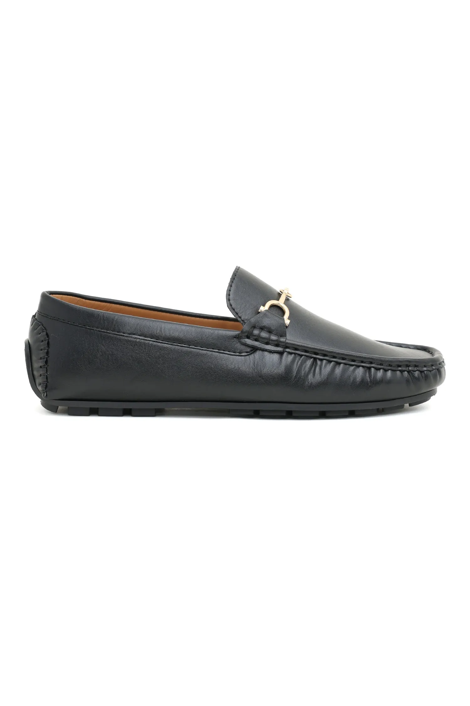 DAPPER CHARM LOAFERS-BLACK