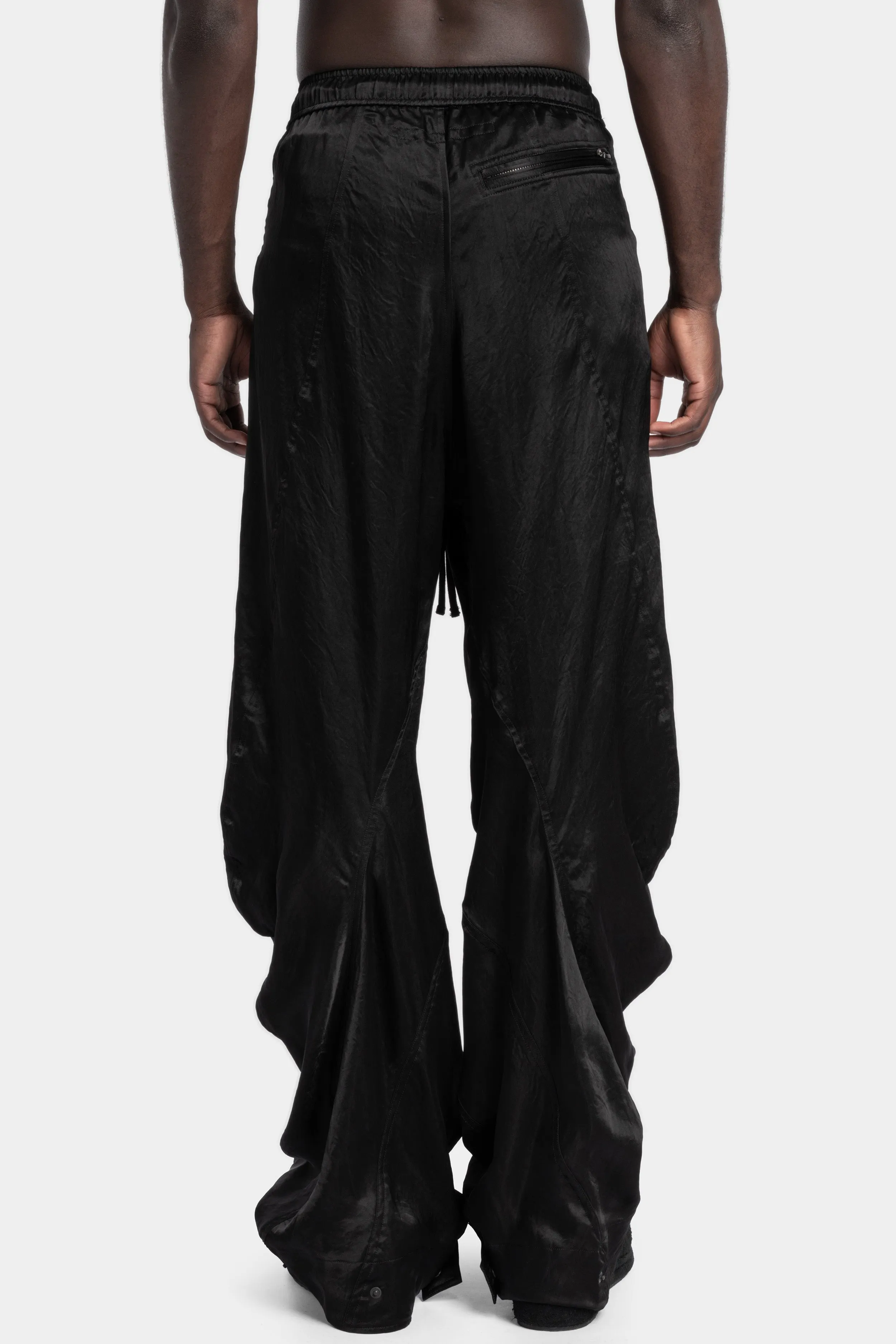 Drop crotch drawstring pants