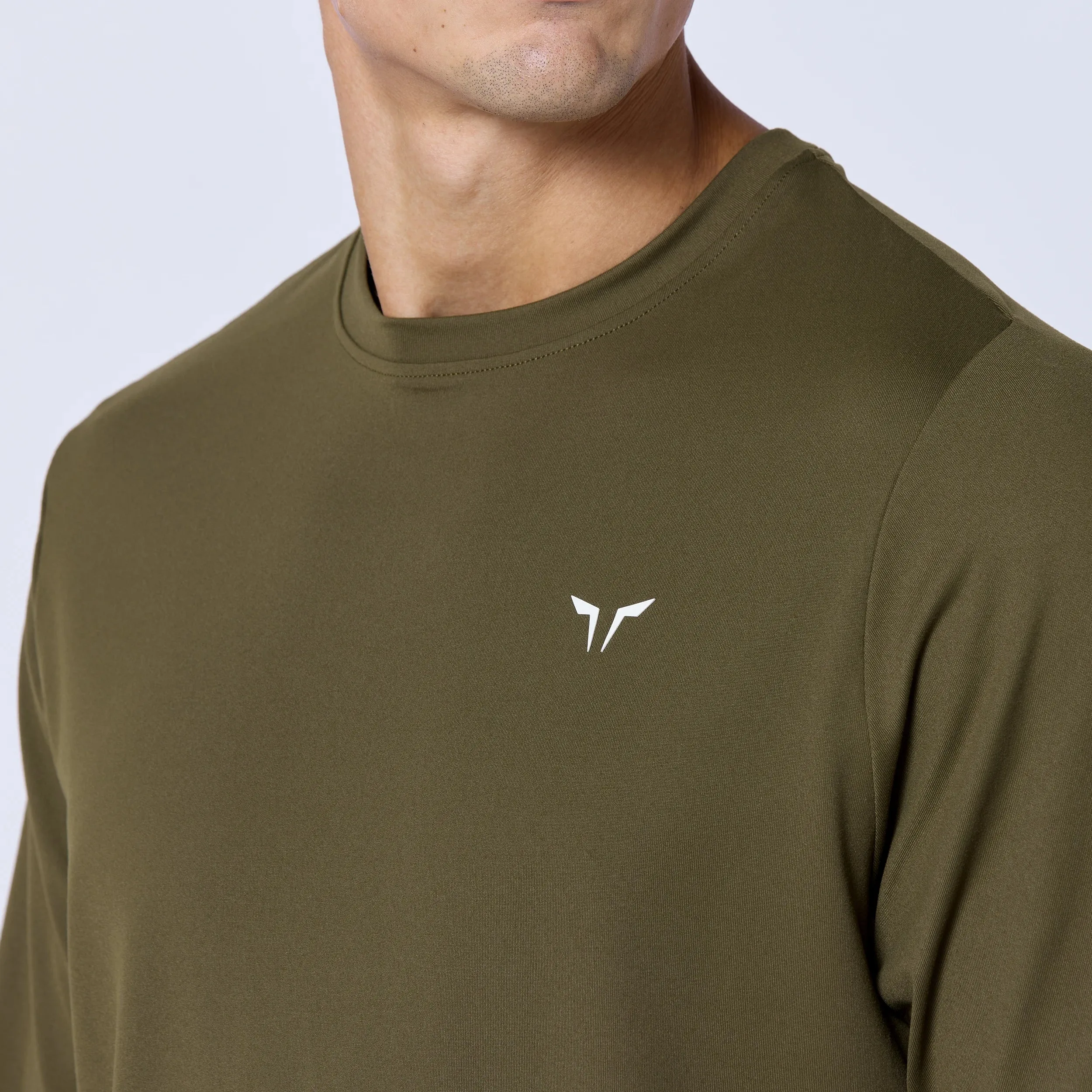 Essential Active Full Sleeves Tee - Dark Olive