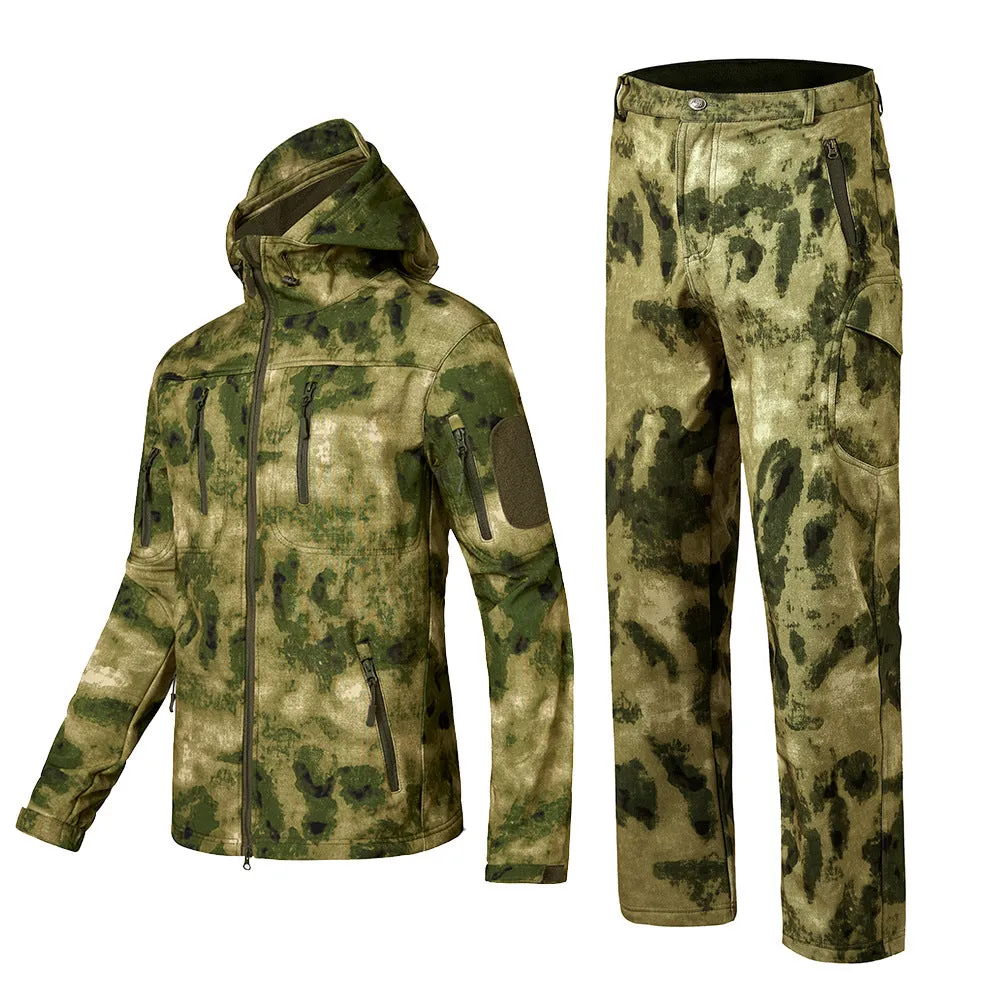 Fleece Warm Outdoor Jackets and Pants Tactical Suits