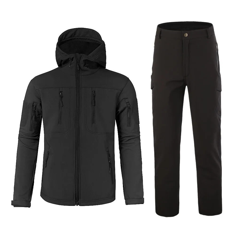 Fleece Warm Outdoor Jackets and Pants Tactical Suits