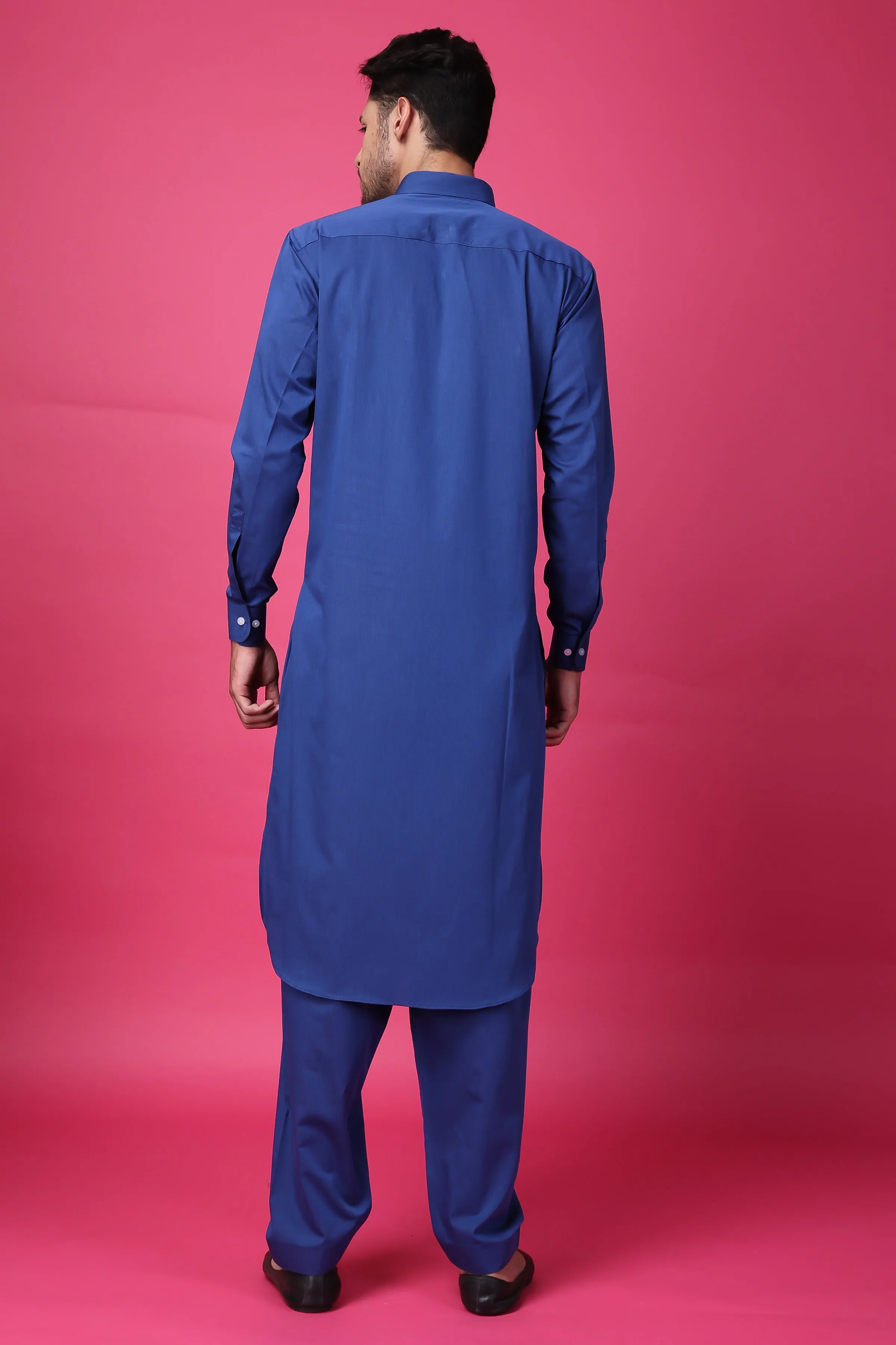 Glorious Indigo Pathani Kurta