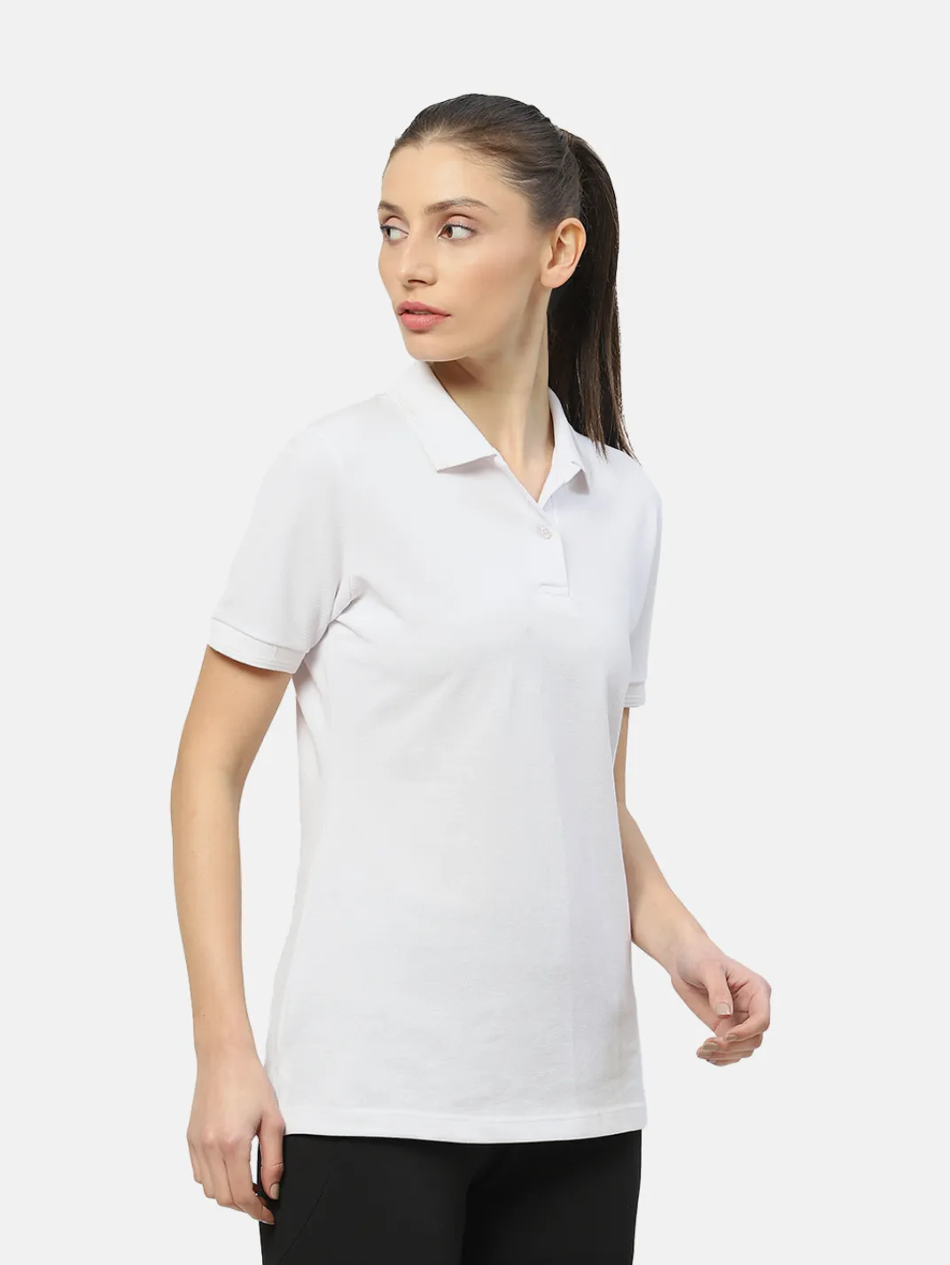 Hummel Kelci Womens White B2B Polo