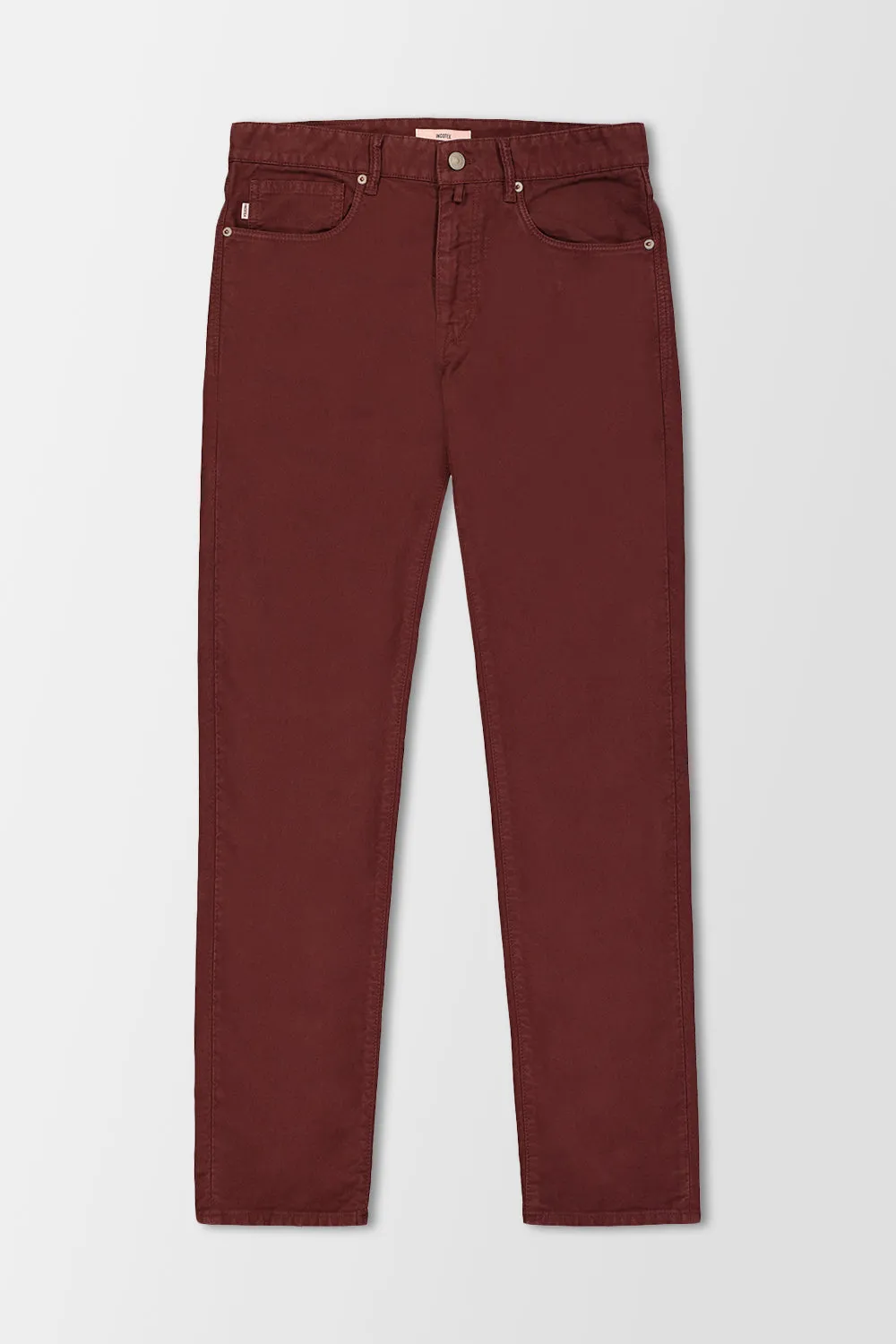 Incotex Burgundy Casual Trousers