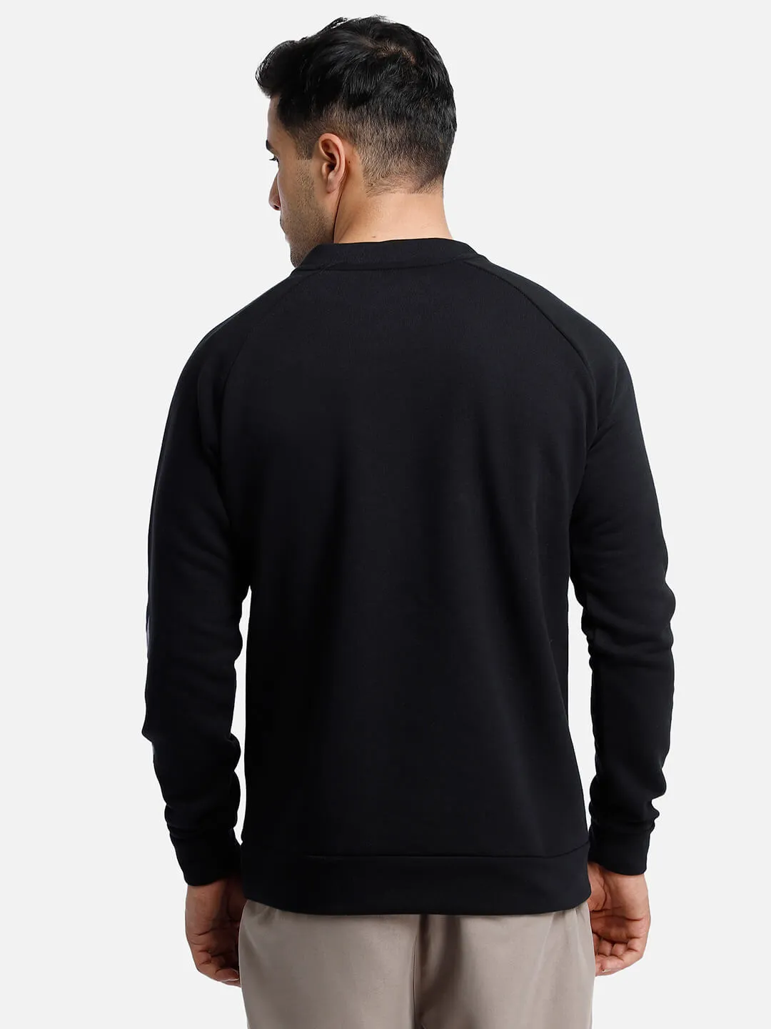 Isam Men Black Sweatshirt