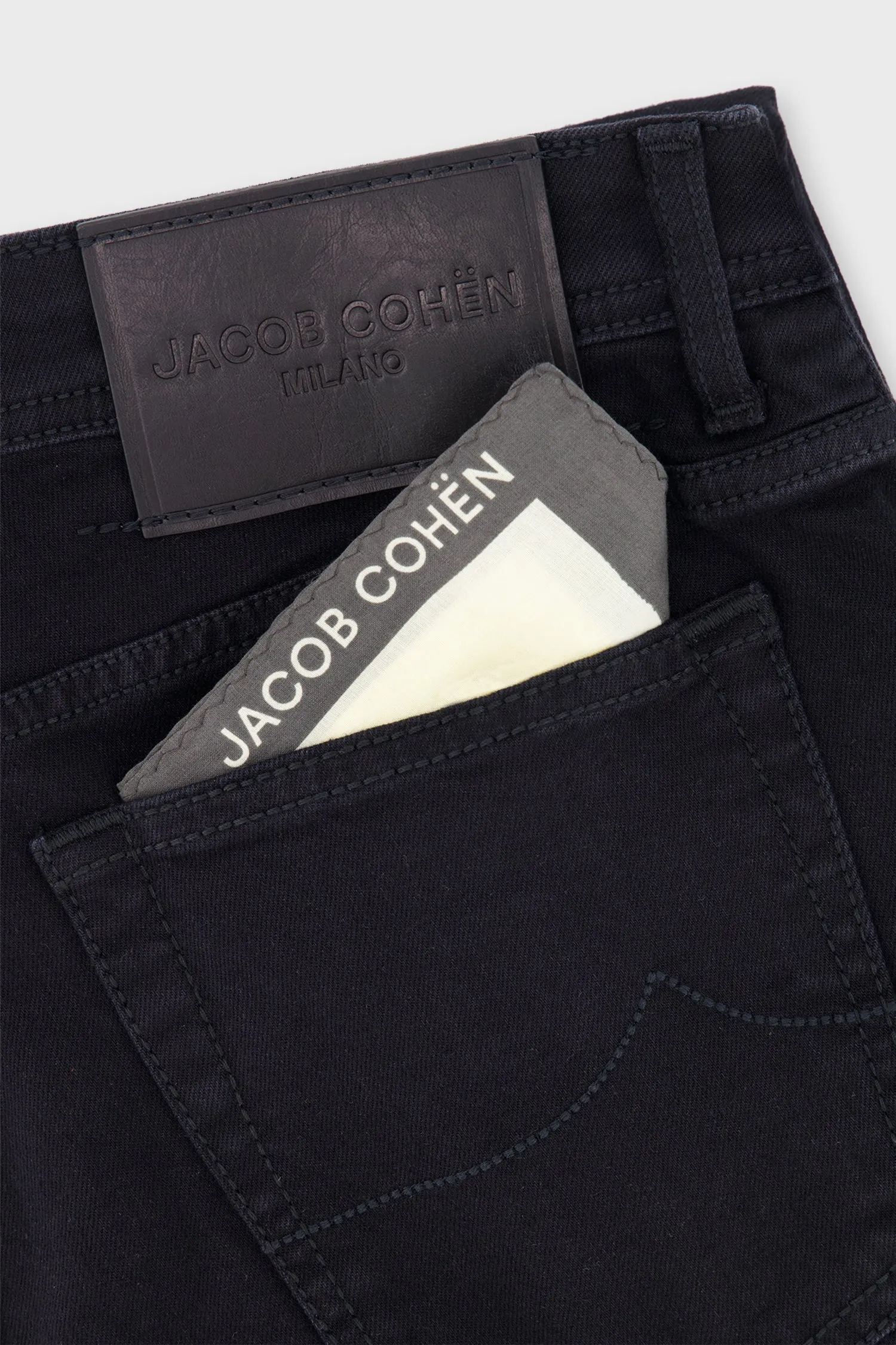 Jacob Cohen Black Slim Fit Bard Jeans