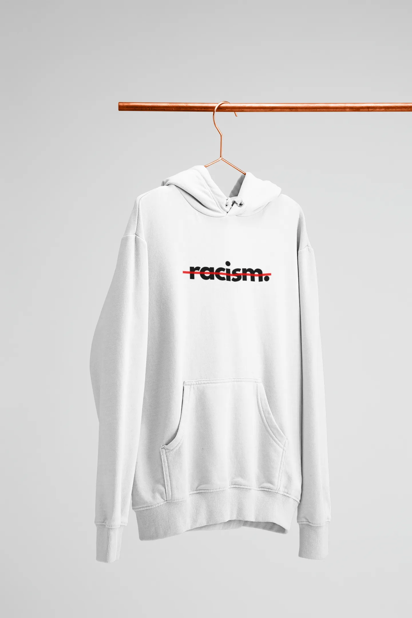 Knock out Racism with RiSE Hoodie for Men