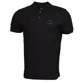 Lenard Men Cotton Black Polo T-Shirt