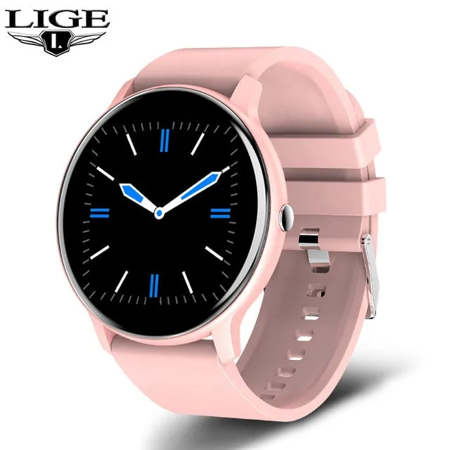 LIGE 2021 New Bluetooth Call Full Touch Screen SmartWatch