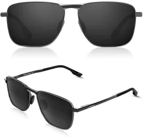 LNXPRO™ Polarized Aviator Sunglasses | Men's UV400 Retro Rectangular Pilot Shades