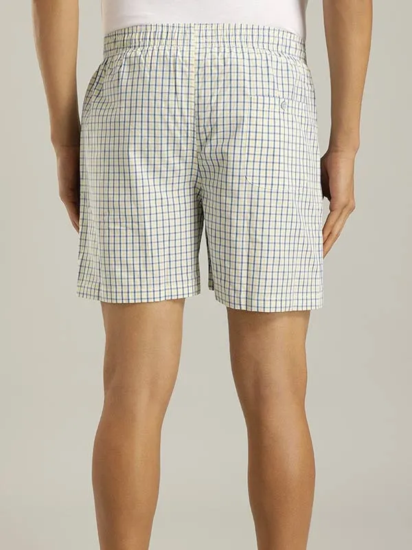 Men Checked Cotton Boxer