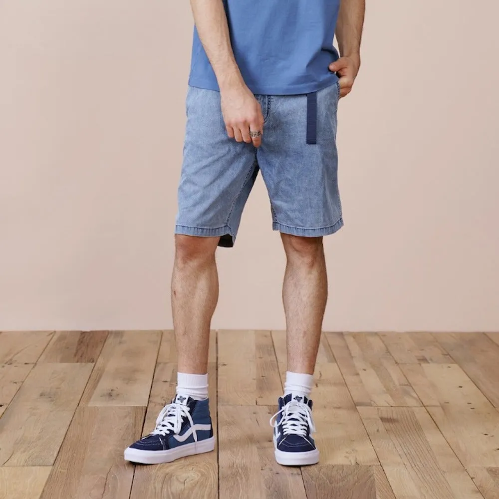 Men Vintage Wash Casual Shorts