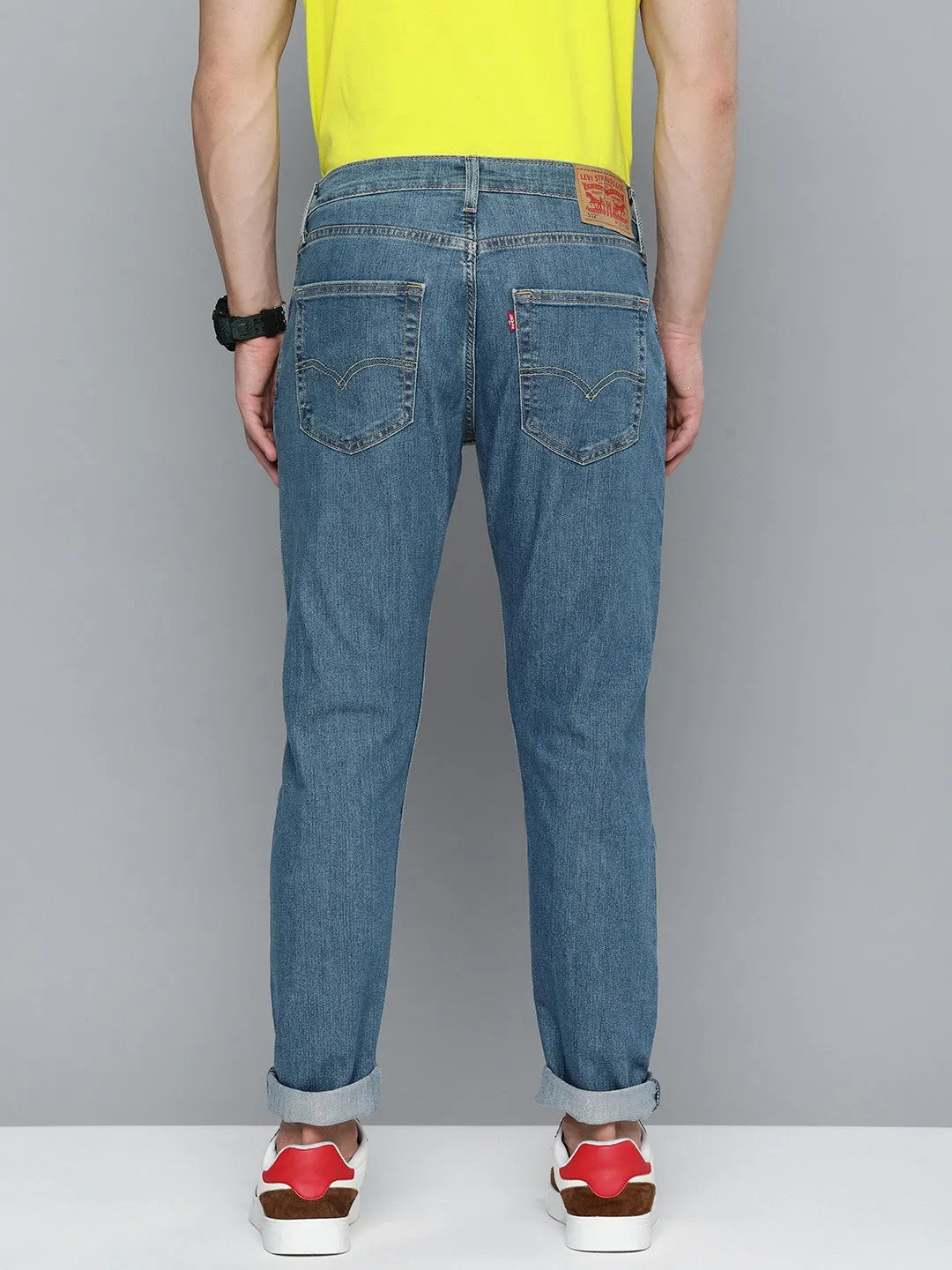 Men's 512 Blue Slim Tapered Fit Jeans