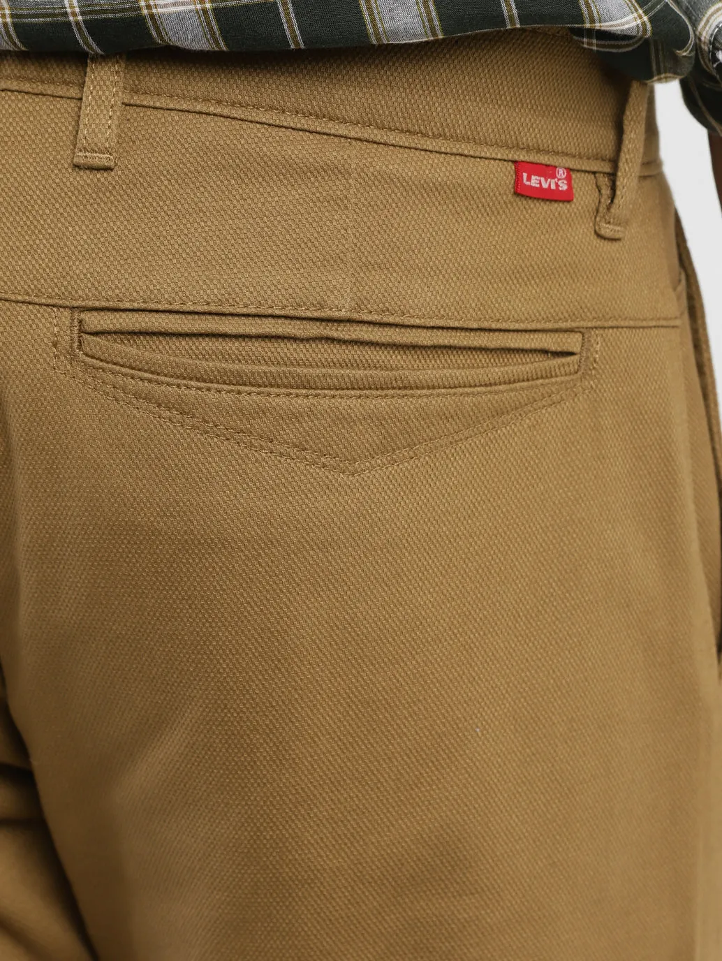 Men's 512 Brown Slim Tapered Fit Trousers