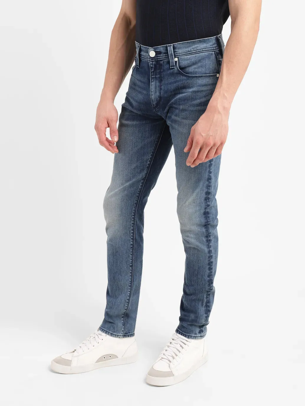 Men's 512 Mid Indigo Slim Tapered Fit Jeans