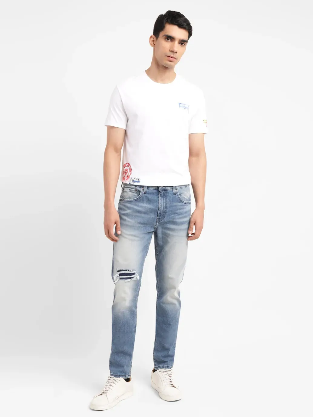 Men's 512 Mid Indigo Slim Tapered Fit Jeans