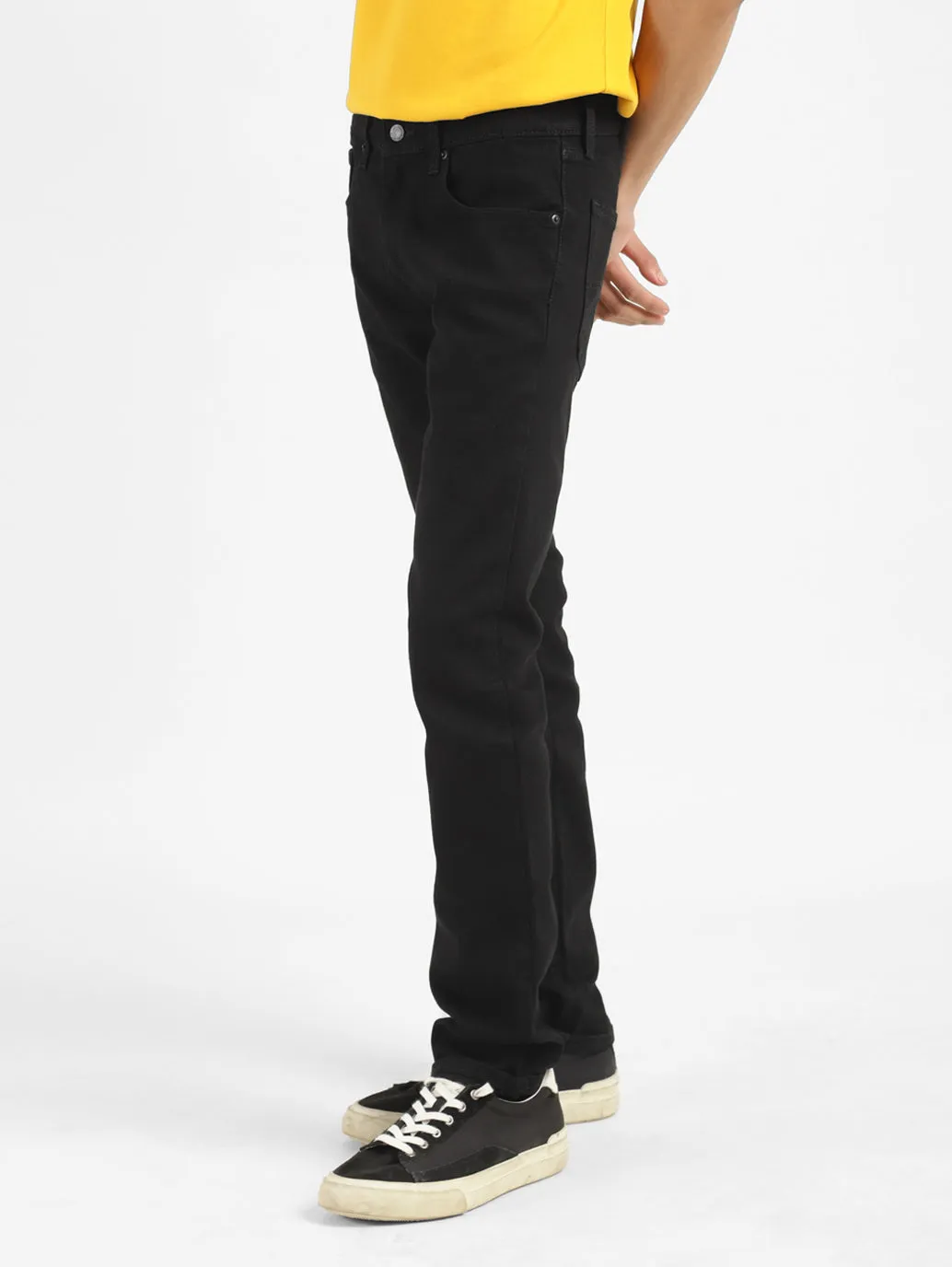 Men's 65504 Black Skinny Fit Jeans