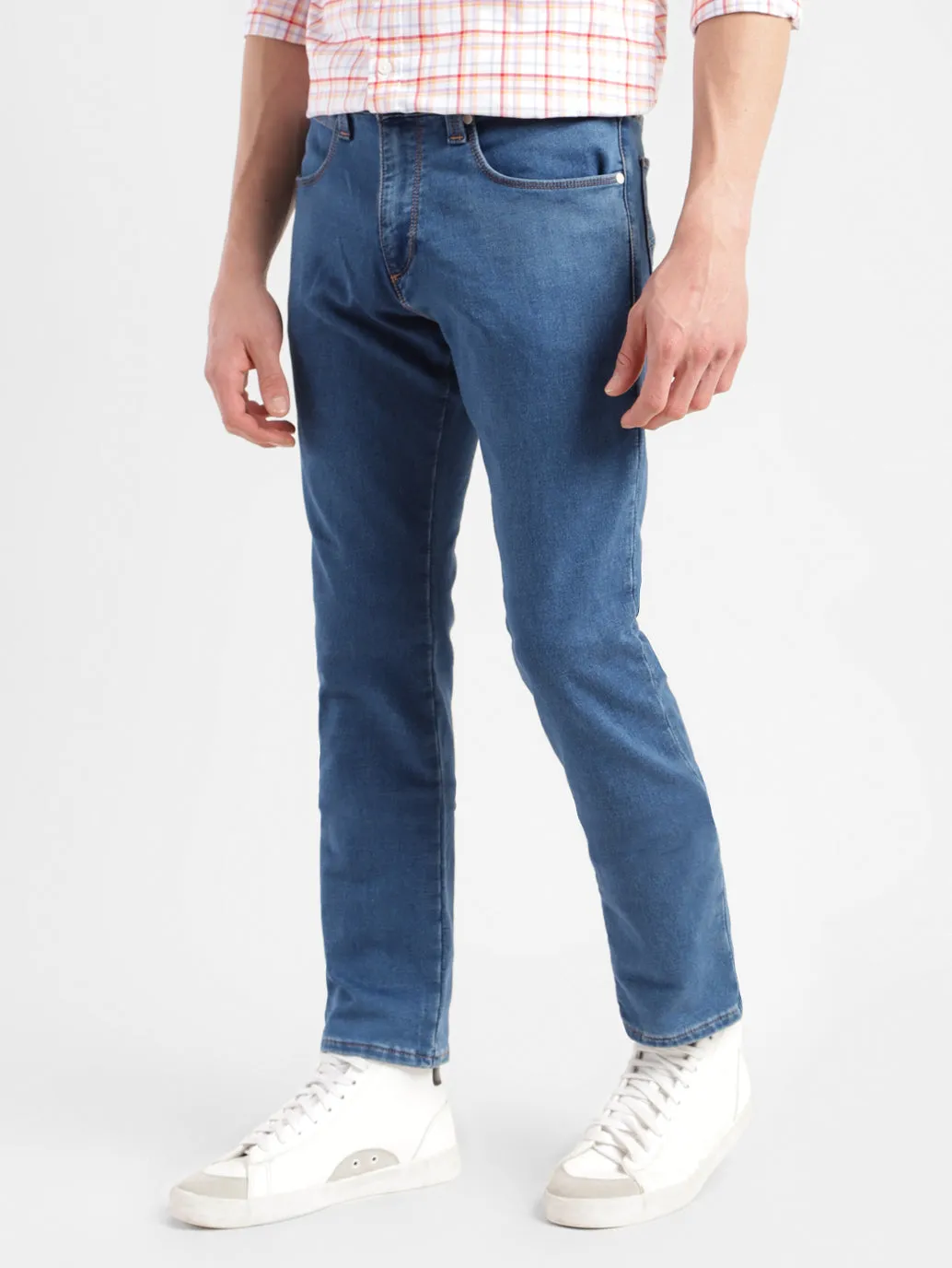 Men's 65504 Blue Skinny Fit Jeans