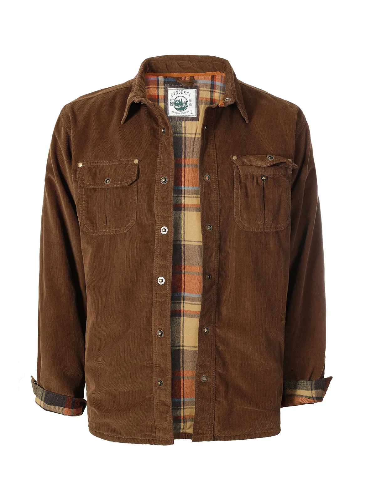 Men's Corduroy Jacket with Flannel Lining