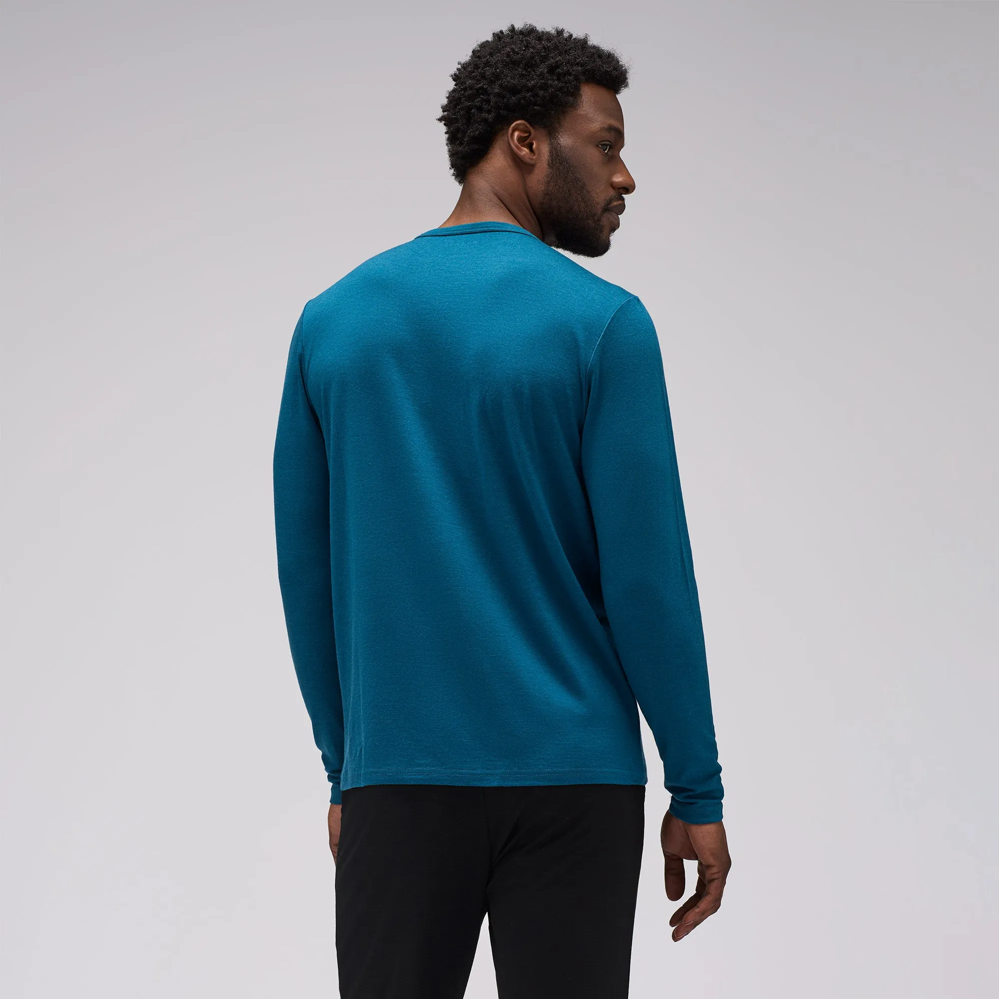 Men's Long Sleeve Merino Crew