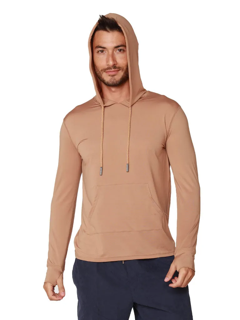 Men's solid color hoodies