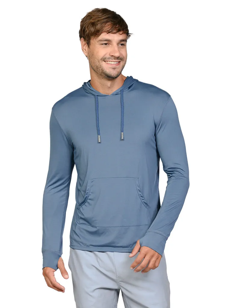 Men's solid color hoodies