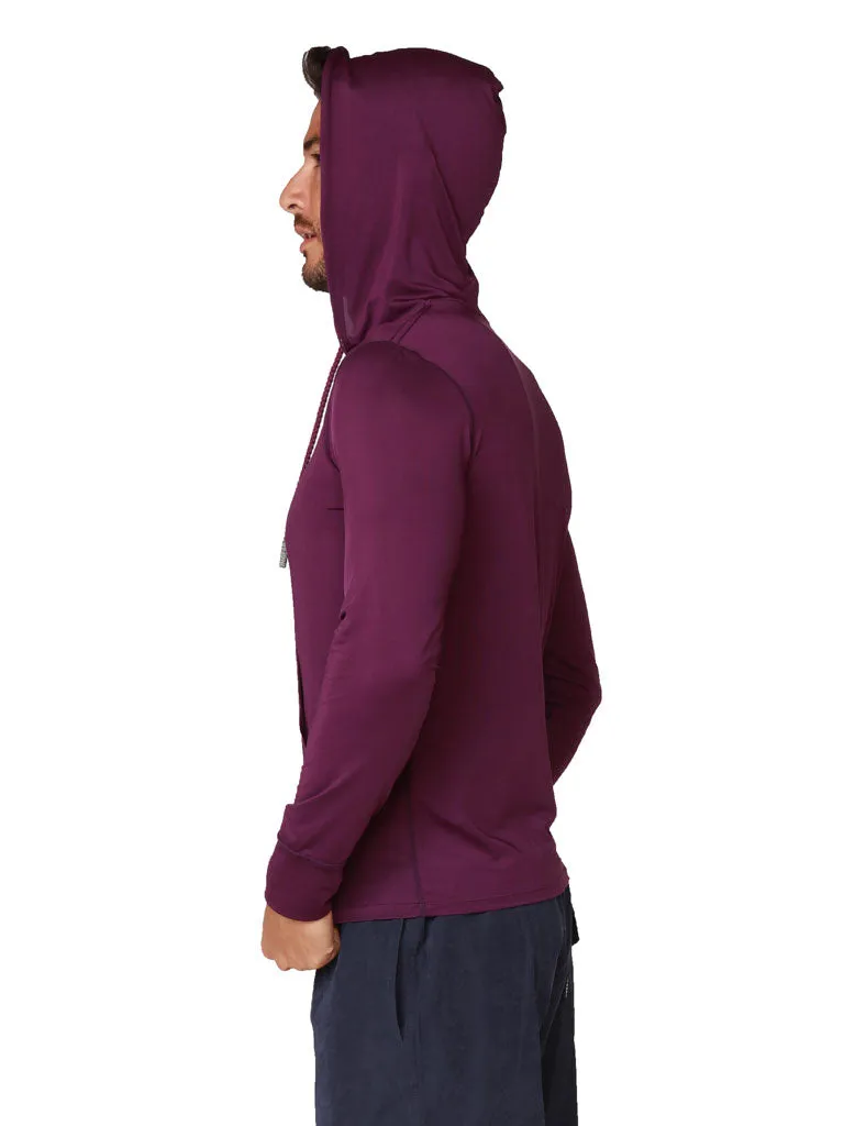 Men's solid color hoodies