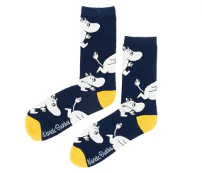 Moomintroll Running Men Socks - Navy