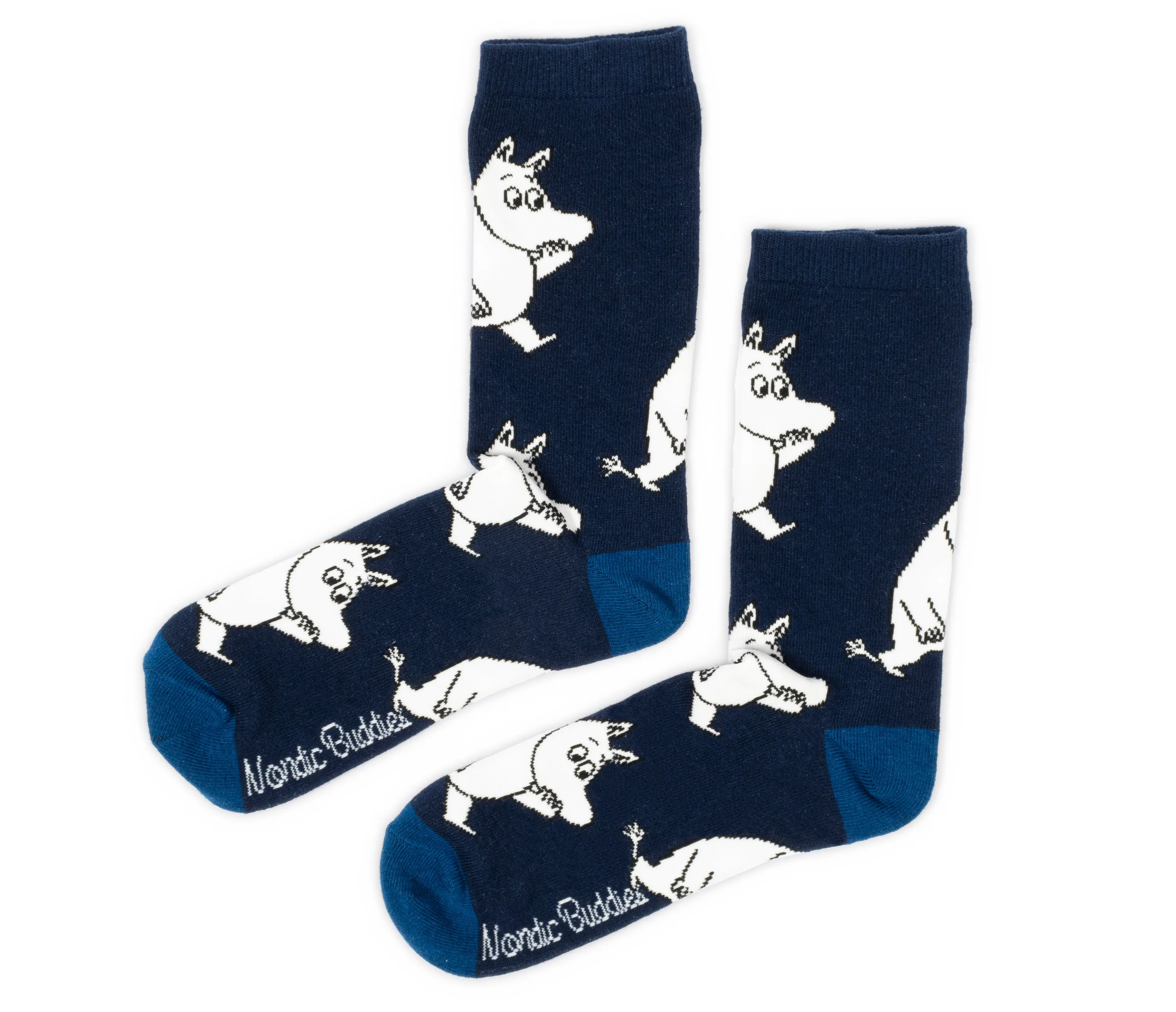 Moomintroll Wondering Men Socks - Blue