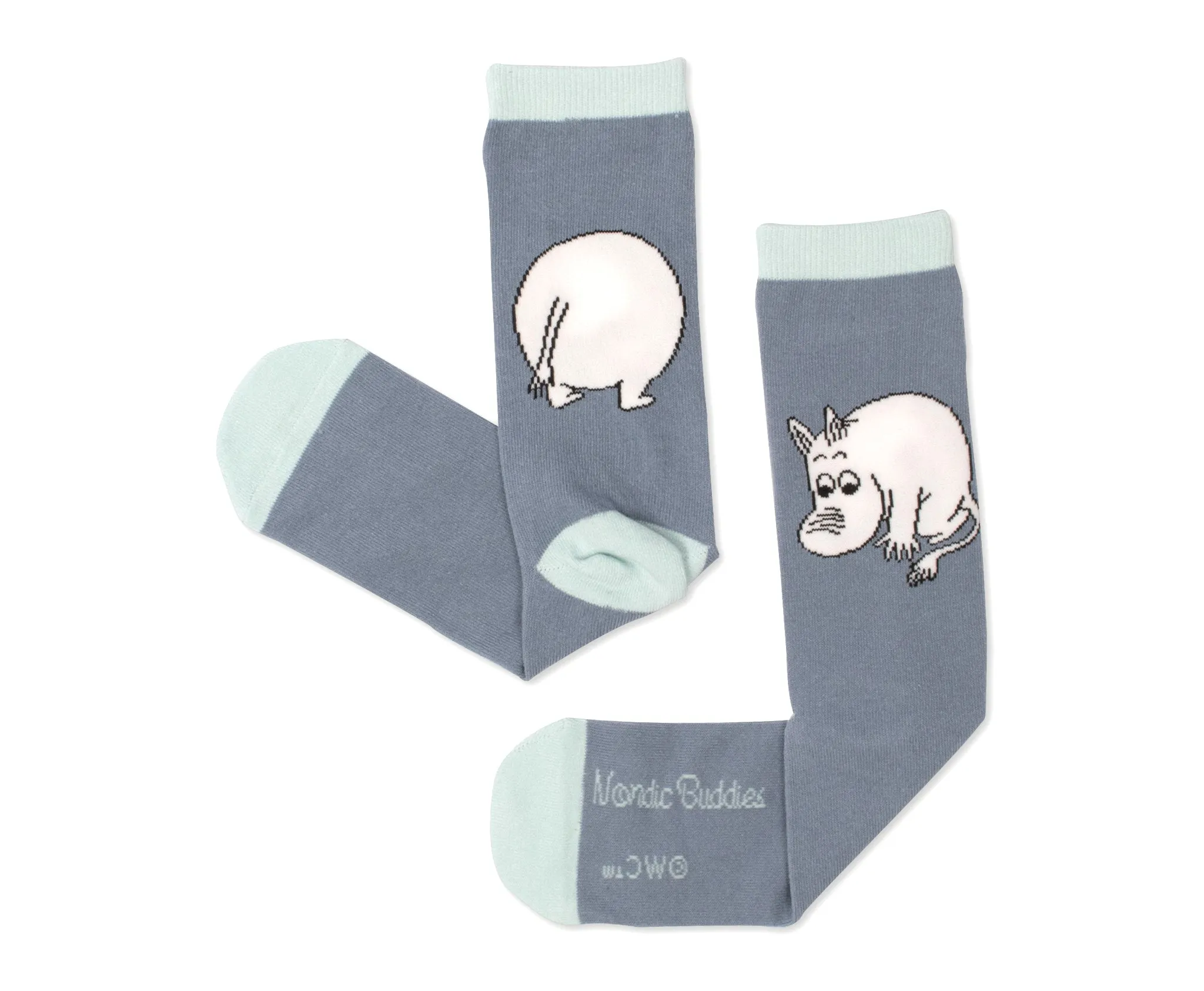 Moomintrolls Butt Men Socks - Blue