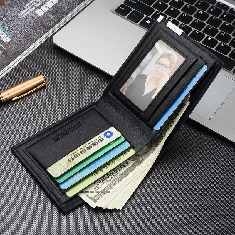 Multifunctional Bifold Wallet for Men