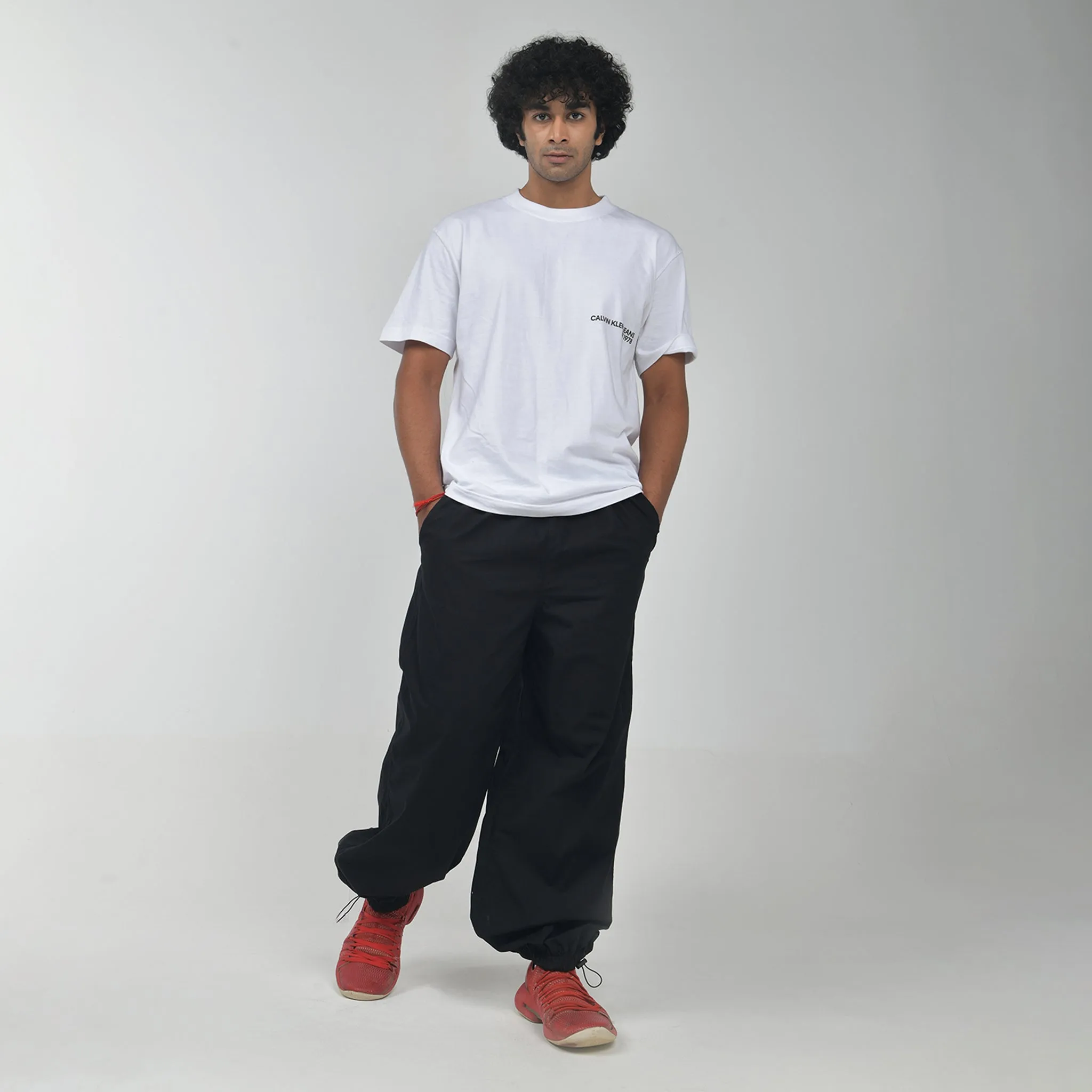 Oversized Parachute Pants for Men