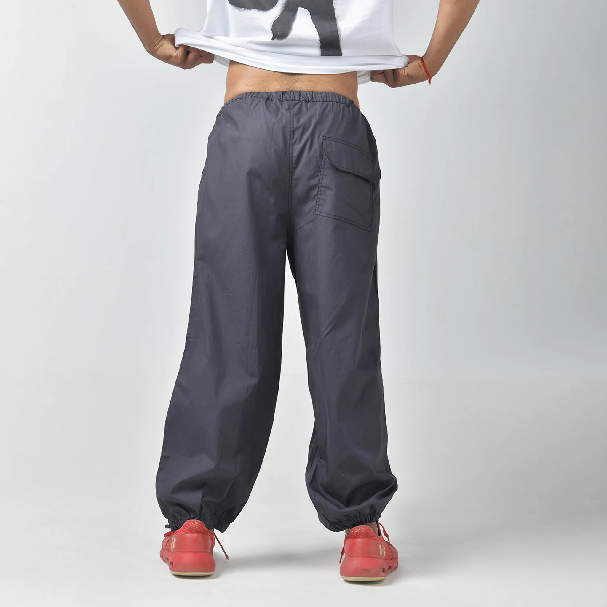 Oversized Parachute Pants for Men