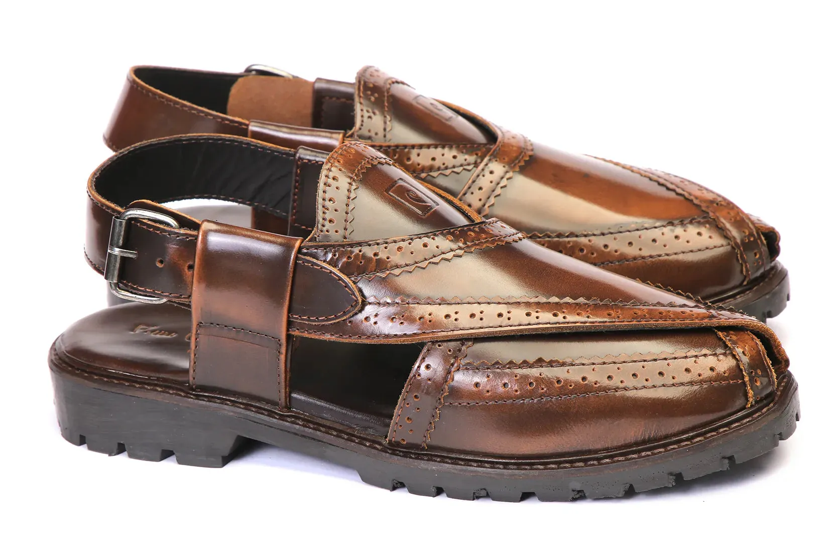 Peshawari PC-NR-3101 Minimalist Leather Sandals for Men