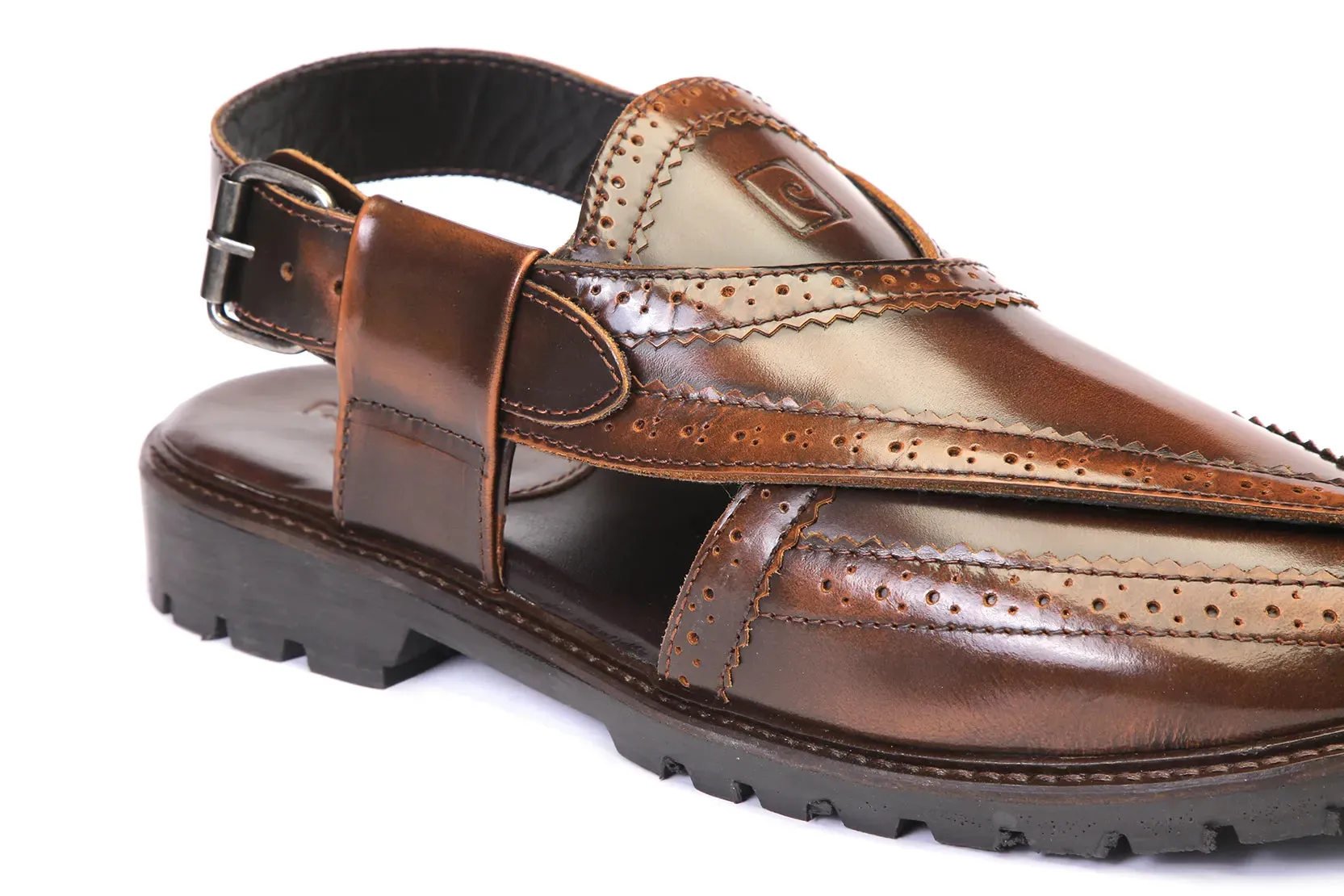 Peshawari PC-NR-3101 Minimalist Leather Sandals for Men