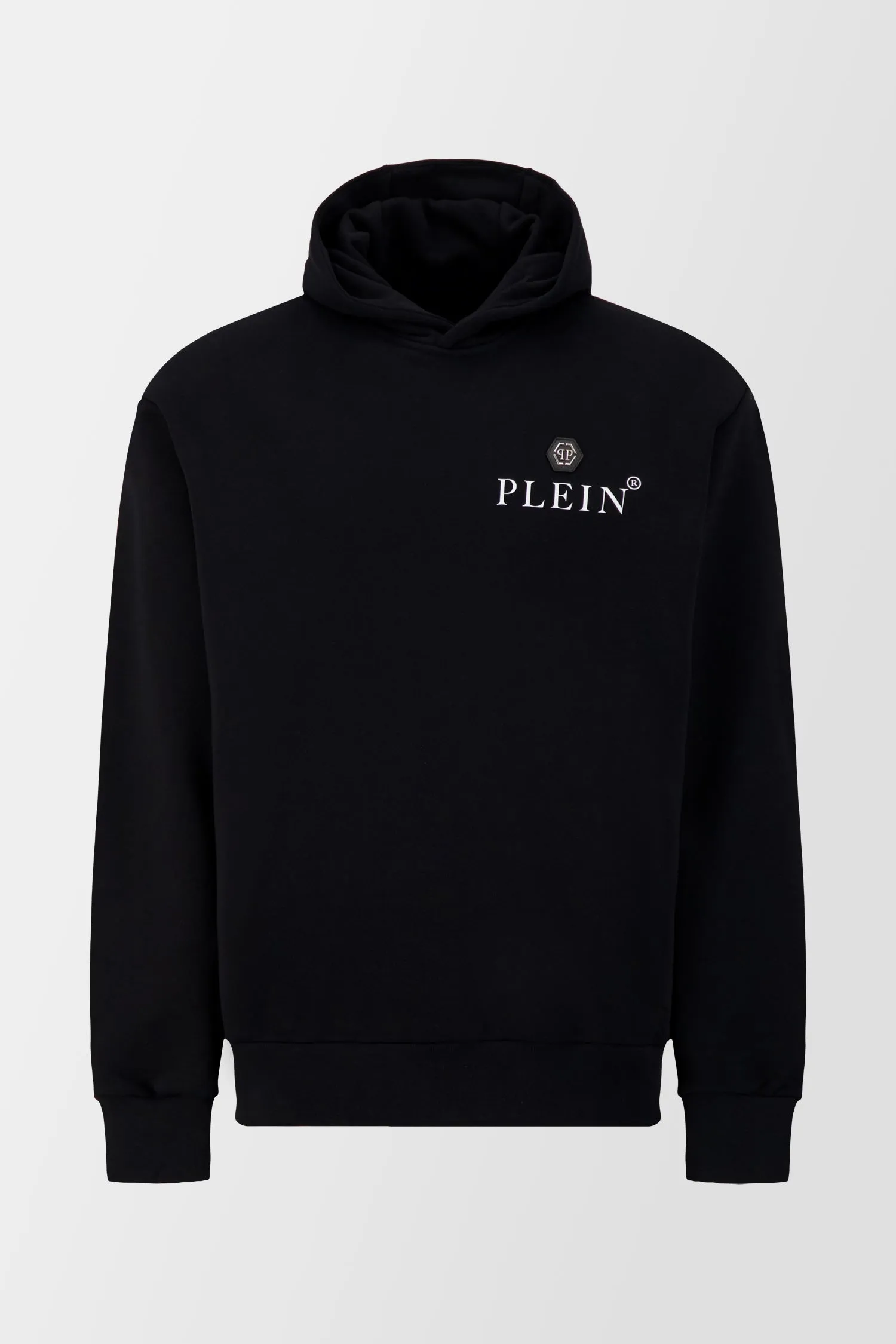 Philipp Plein Black Hexagon Hoodie