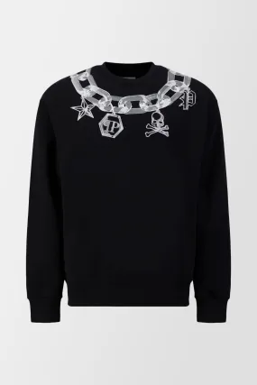 Philipp Plein Black LS Sweatshirt