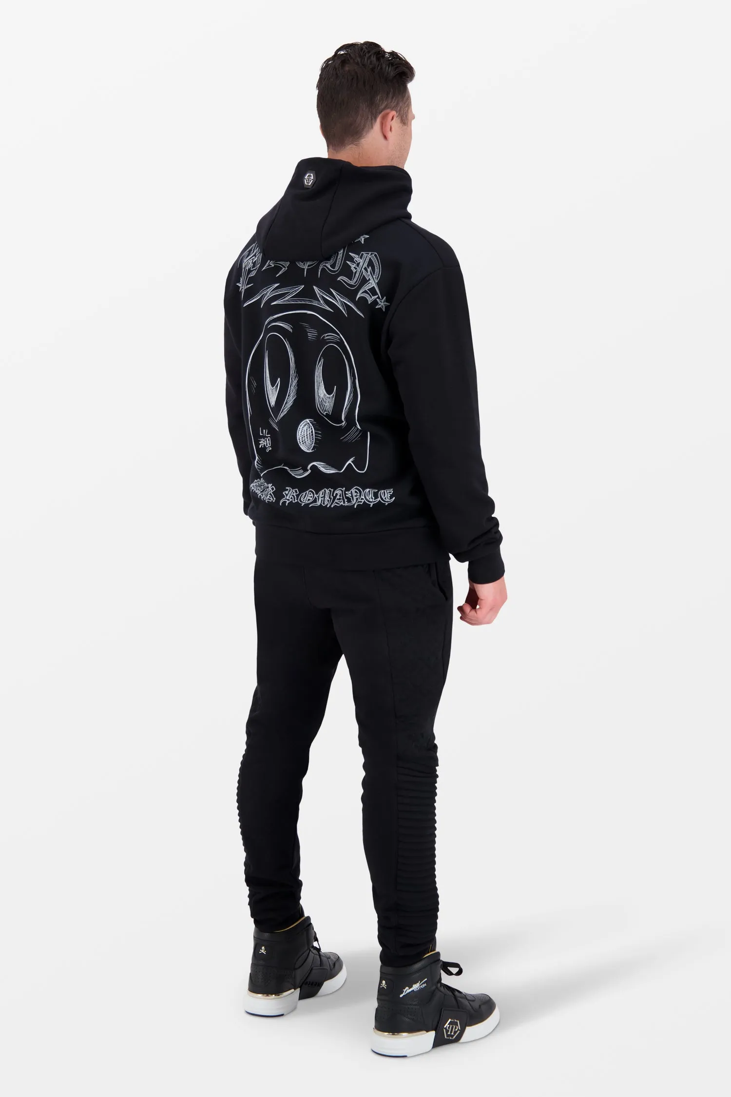 Philipp Plein Black Monster Hoodie