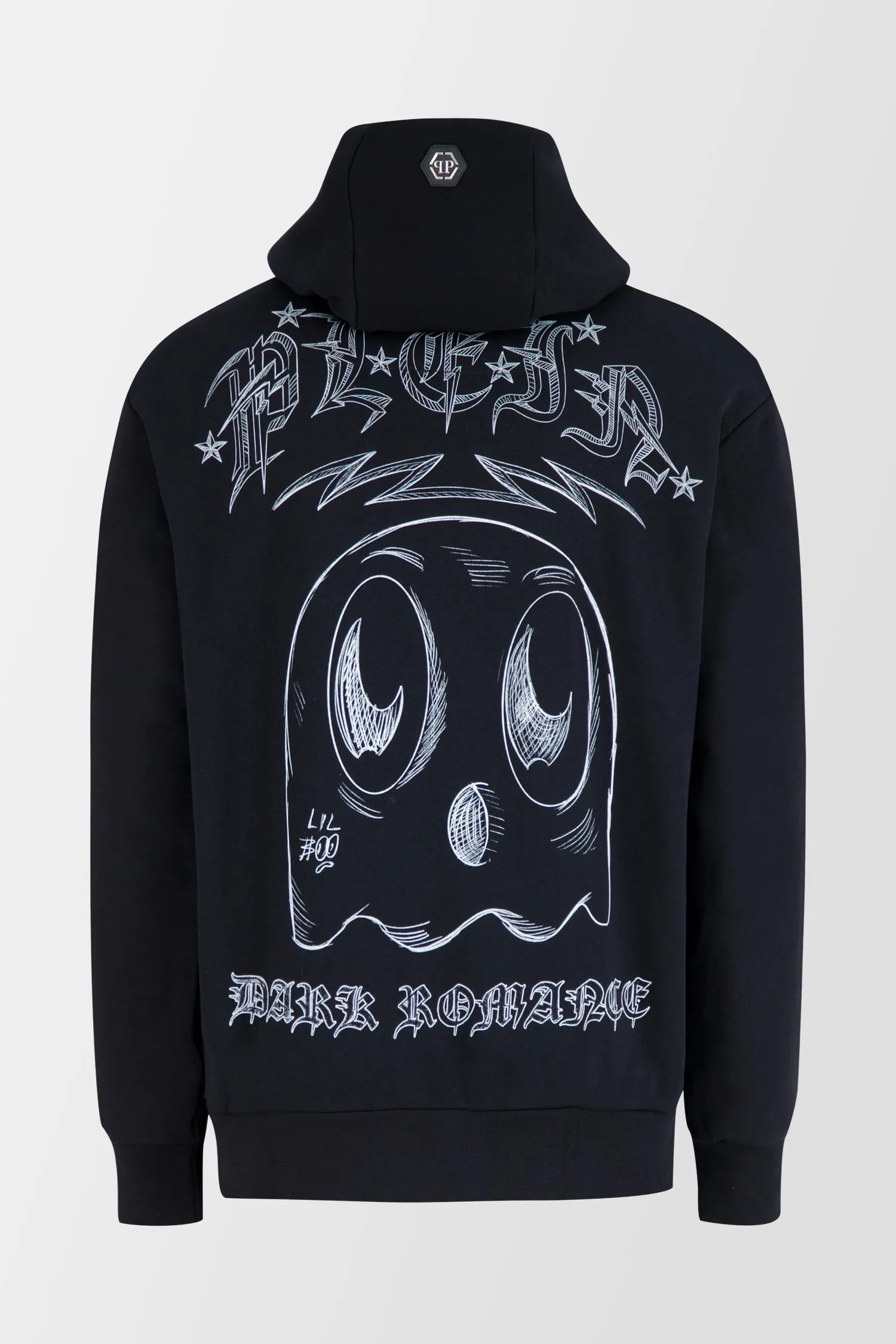 Philipp Plein Black Monster Hoodie