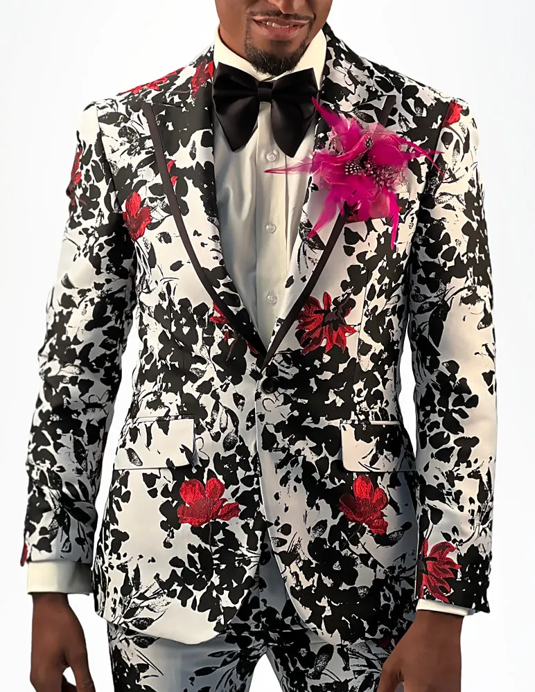 Prom Suit for Guy, Alpha Red