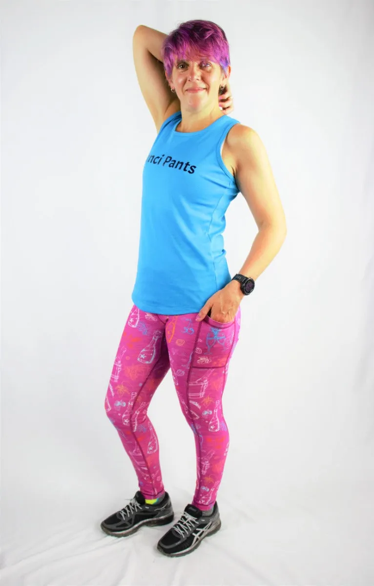 Sale Unisex Leggings | Pink Fizz