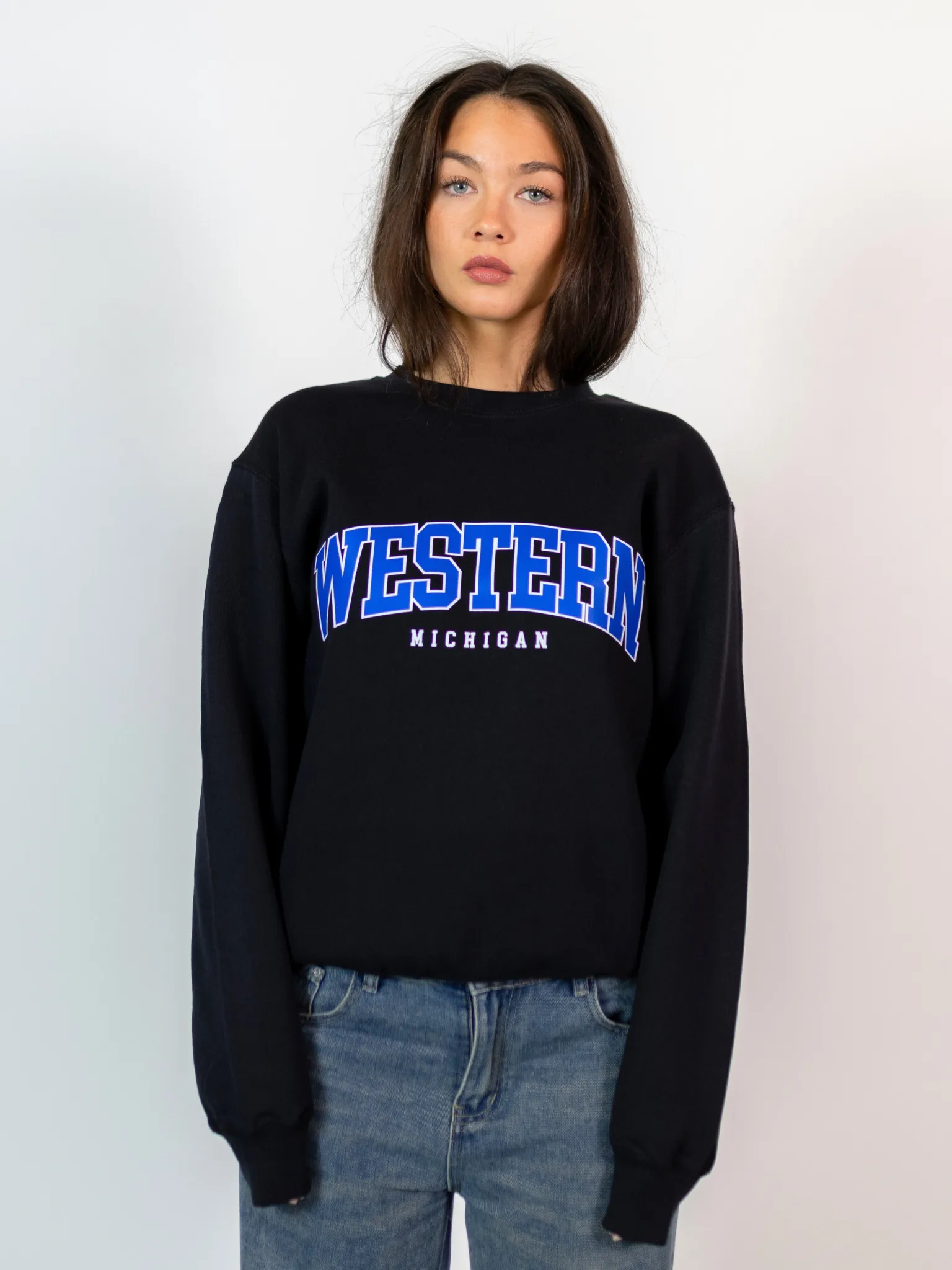 WESTERN MICHIGAN SWEAT - SVART